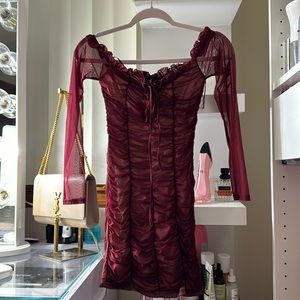 Fashion Nova Red Body-con Dress